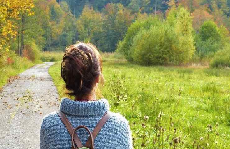 Persona nella natura