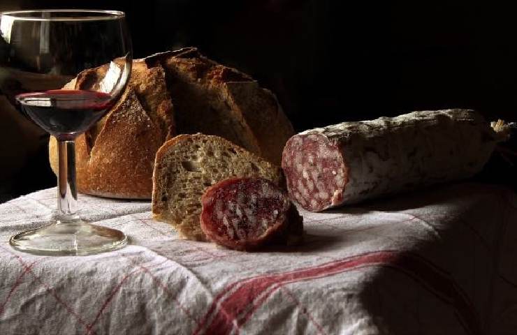 Vino e salame