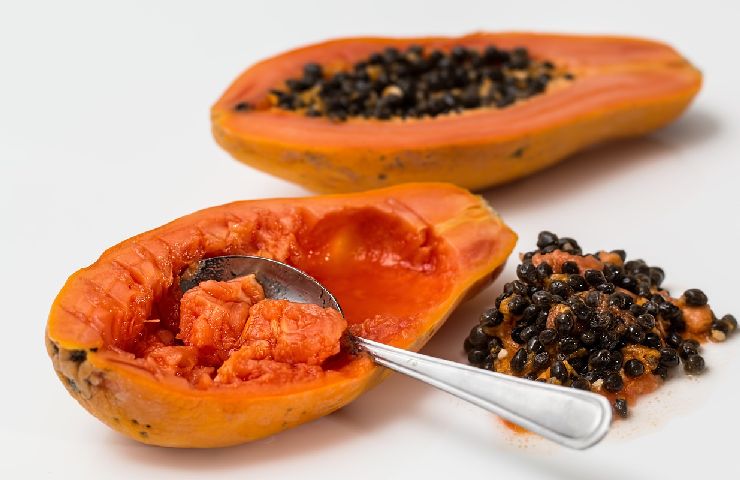 Papaya al cucchiaio