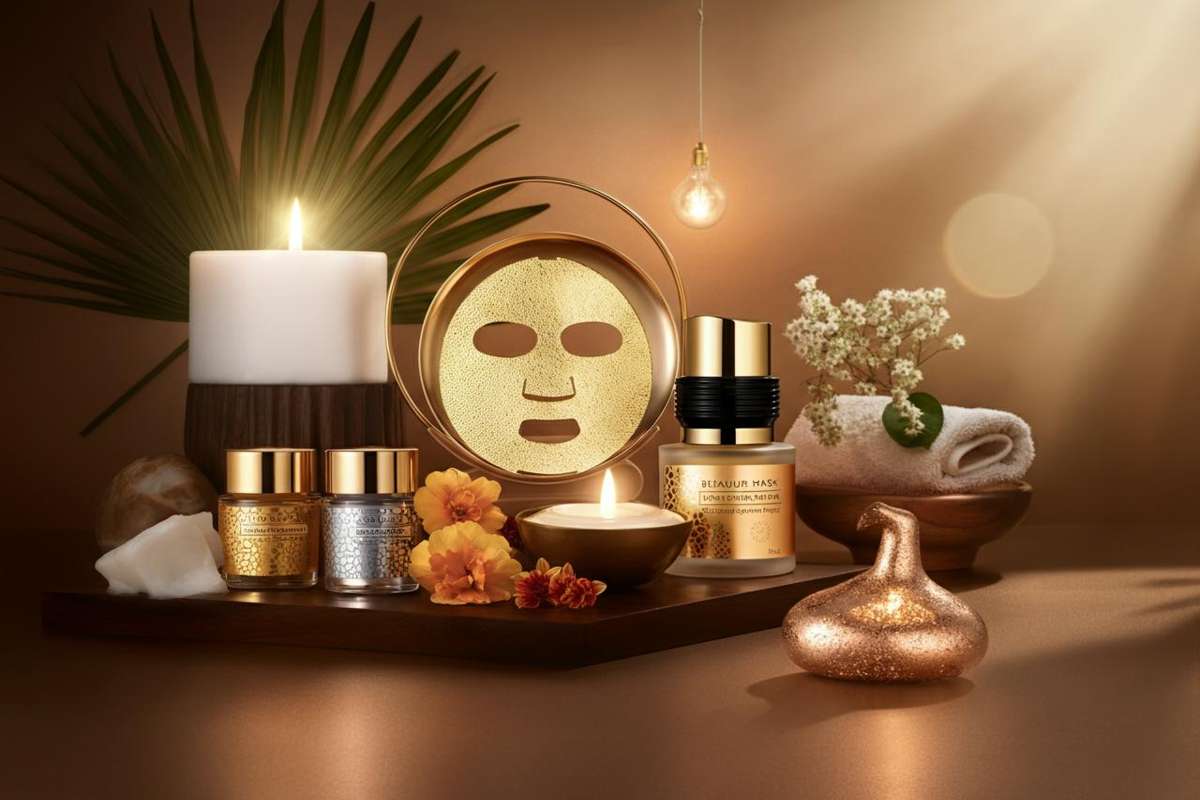 Maschere viso di lusso: oro, argento e platino per una pelle radiosa