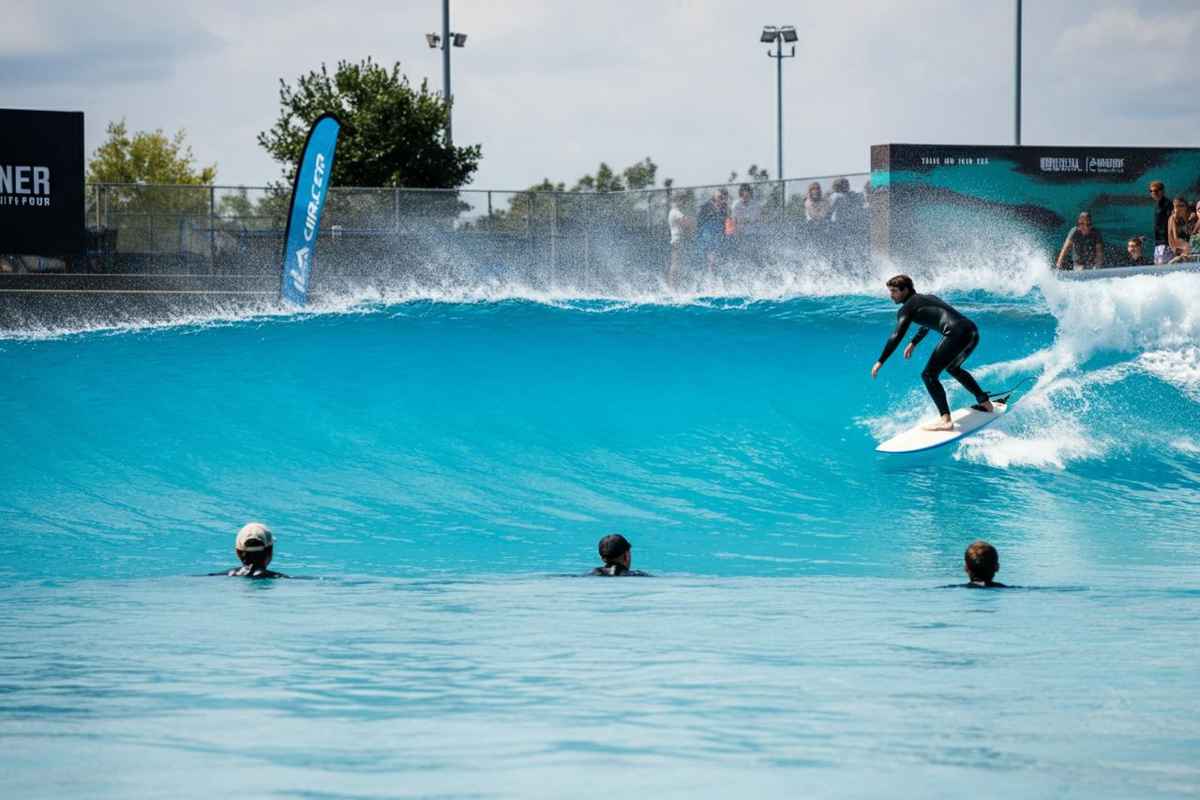 Surfare tra le onde artificiali: 5 motivi per non perdere l'esperienza delle wave pools